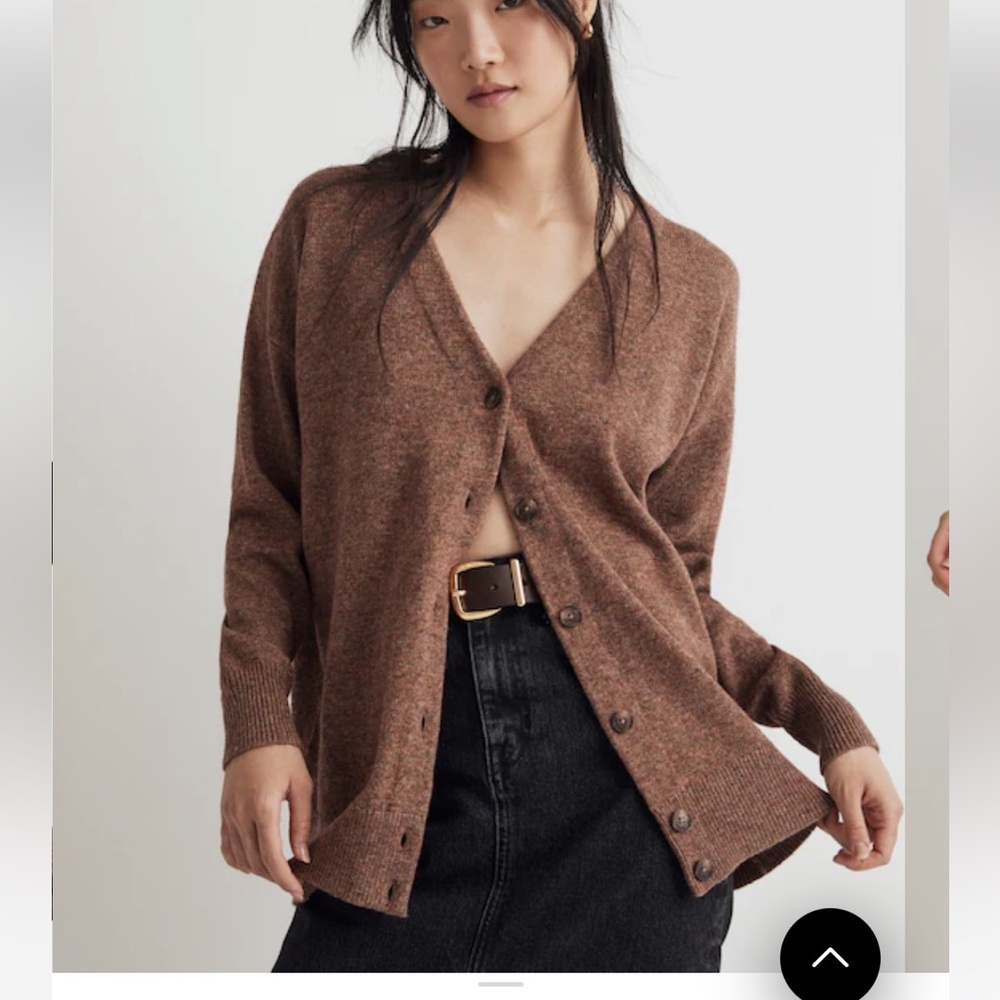 NWT Madewell V-Neck Relaxed Cardigan